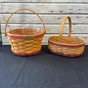 Longaberger 2002 Woven Memories Basket Set