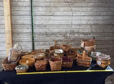 Collection of Longaberger Handwoven Baskets