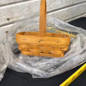Longaberger Rectangular Basket with Plastic Liner