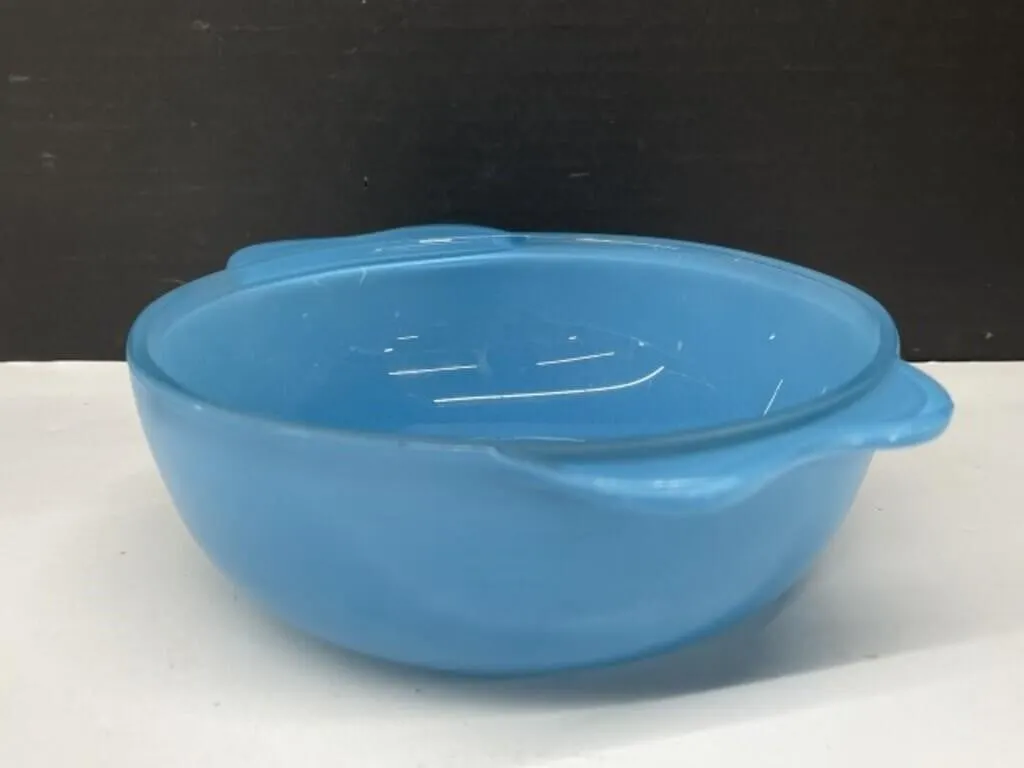 Vintage Jaj Blue Pyrex Casserole Dish