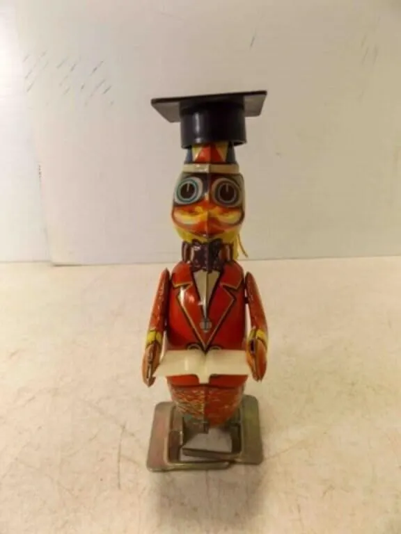 Vintage Dr. Duck Tinplate Clockwork Wind-Up Toy