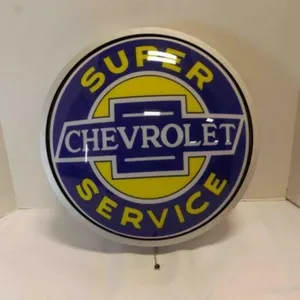 Super Chevrolet Service Backlit LED Garage Sign -