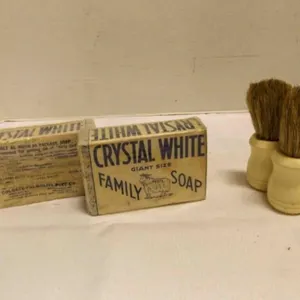 New Old Stock 2 Crystal White Family Soaps With