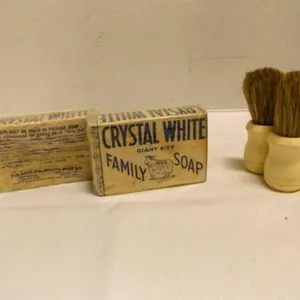 New Old Stock 2 Crystal White Family Soaps With