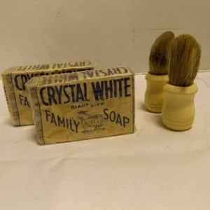 New Old Stock 2 Crystal White Family Soaps With