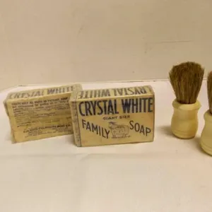 New Old Stock 2 Crystal White Family Soaps With