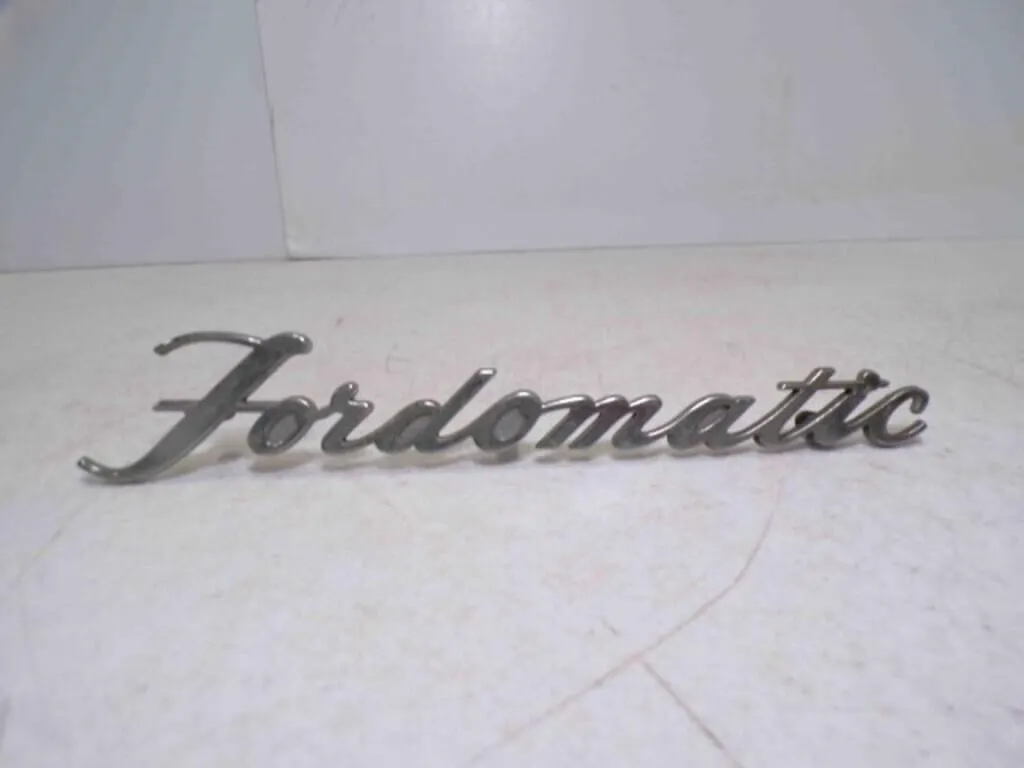 1953-1955 Fordomatic Script Emblem