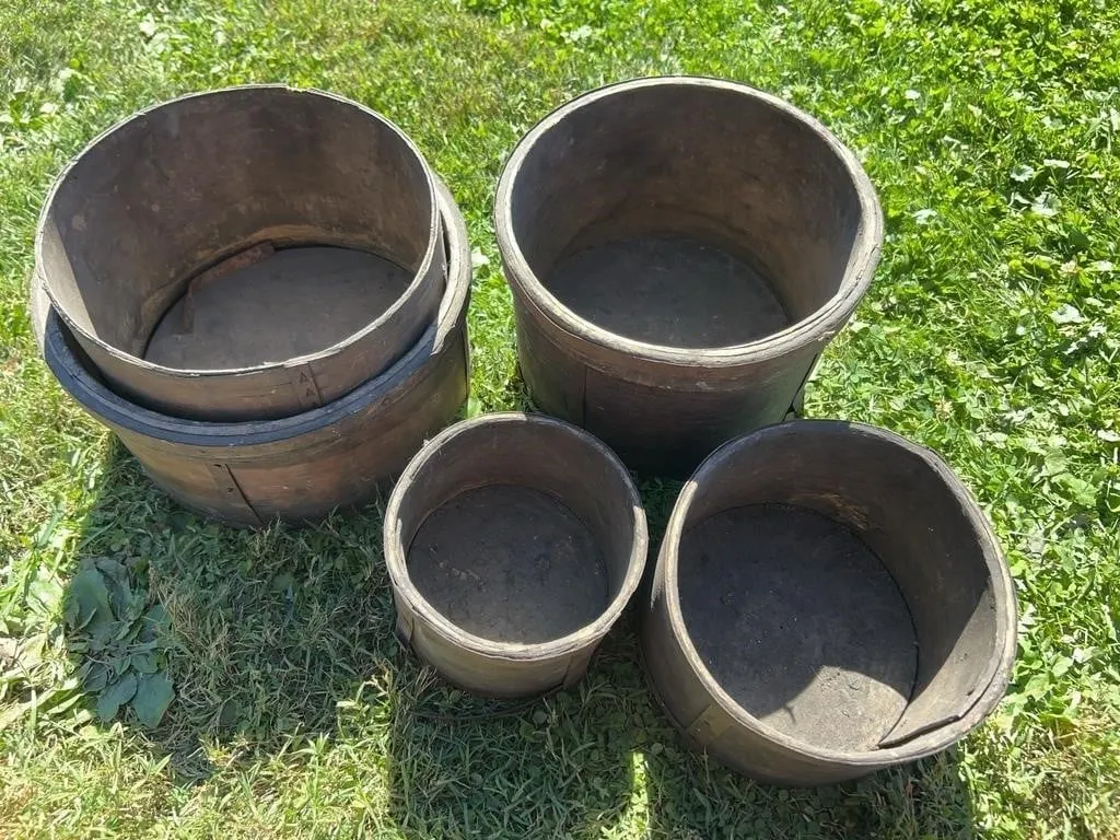 Bentwood Grain Measures and Buckets