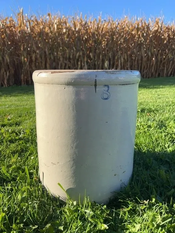 8-Gallon Stoneware Pickling Crock