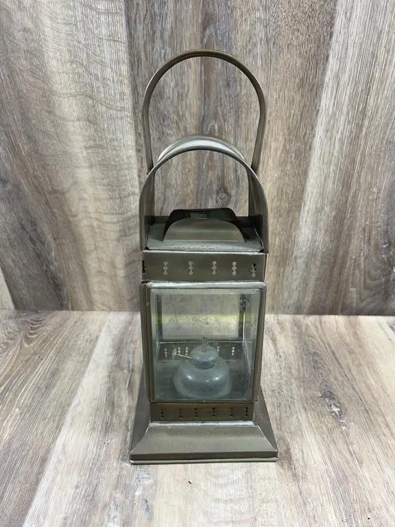 Brass Nautical Hanging Oil Lamp Lantern