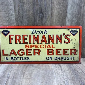 Freimann's Special Lager Beer Metal Sign