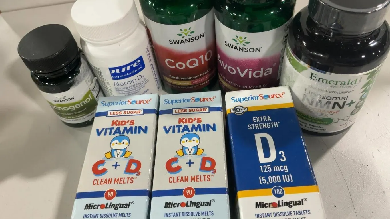 Mixed Lot Of Swanson Superior Source Supplements