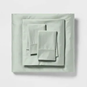 Threshold 400 Thread Count Sheet Set King Green