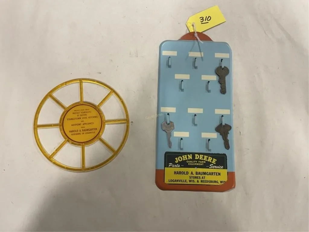 Harold A Baumgarten John Deere Key Holder