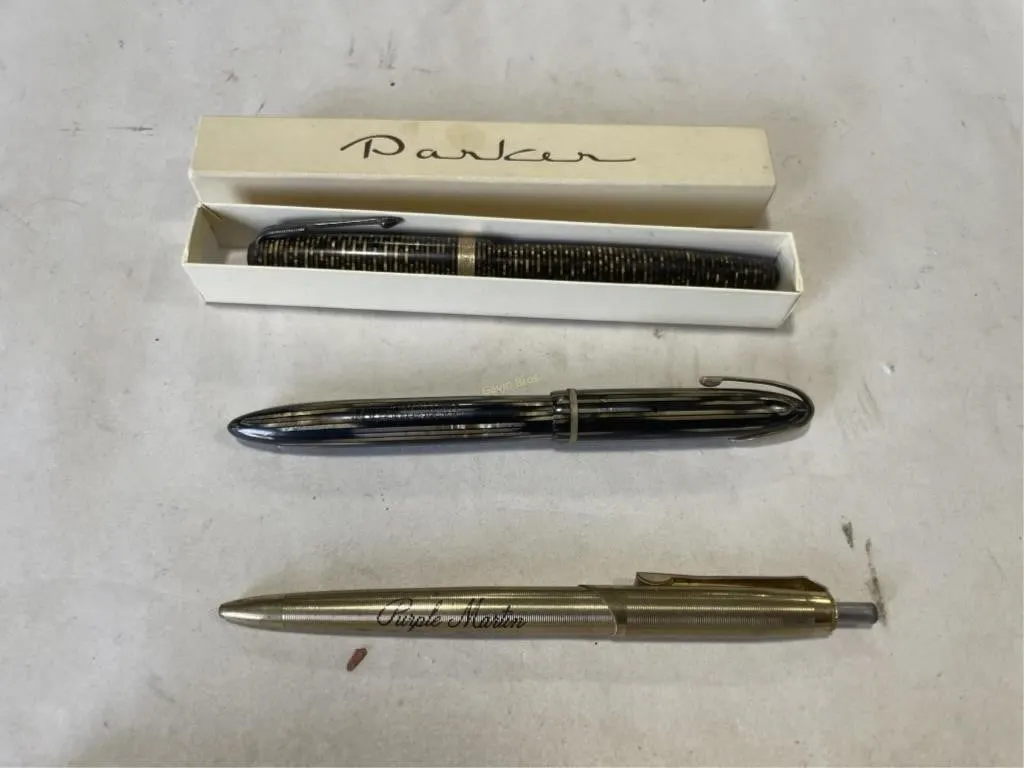 (2) Fountain Pens & (1) Pen