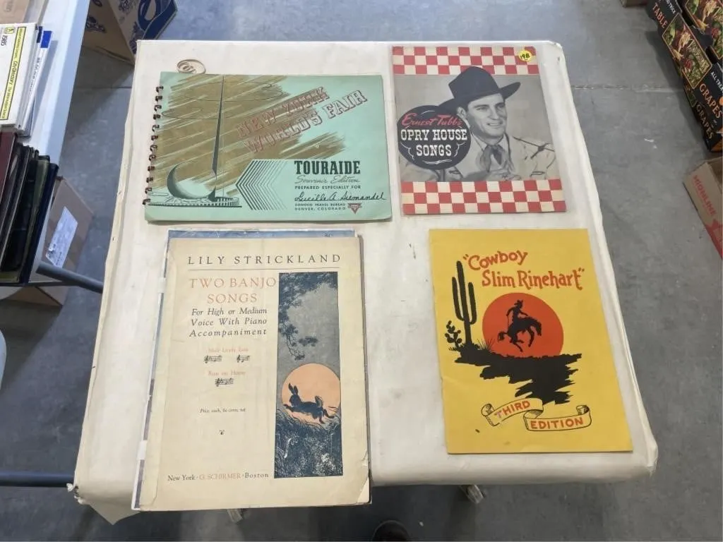Vintage Song Books