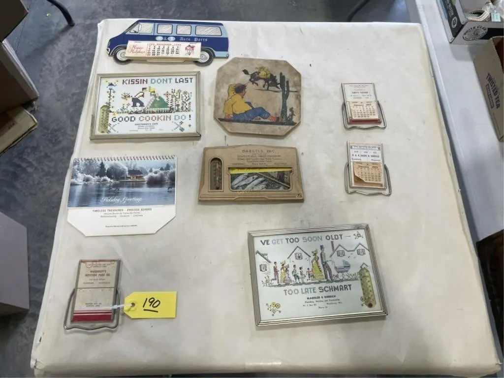 Reedsburg WI Thermometers, Callender & other