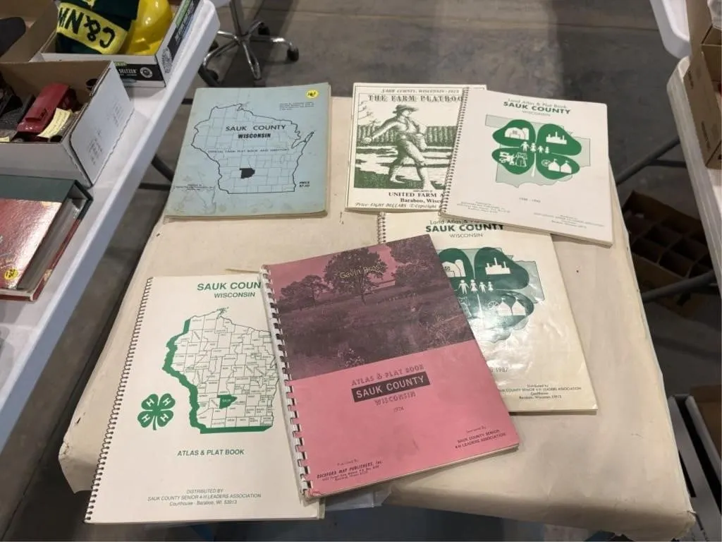 Misc Sauk County WI Plat Books
