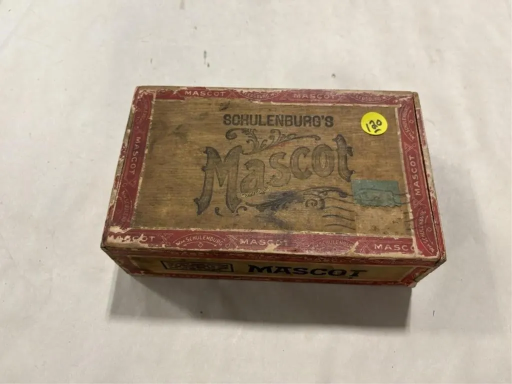WM Schulenburg Mascot Cigar Box