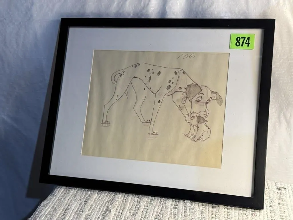 Walt Disney 101 Dalmatians animation artwork