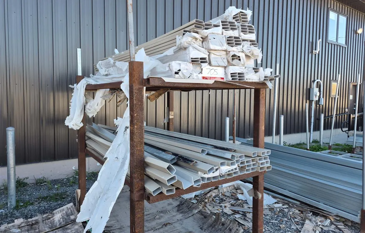Assorted Vinyl Rectangular Extrusions with Steel Rack
UNRESERVED