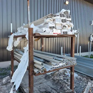 Assorted Vinyl Rectangular Extrusions with Steel Rack
 UNRESERVED