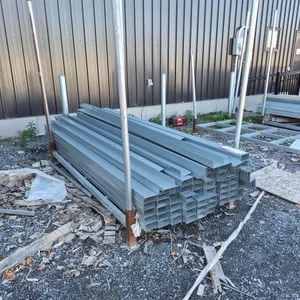 Galvanized Metal Framing Sections w/ Racking
 UNRESERVED