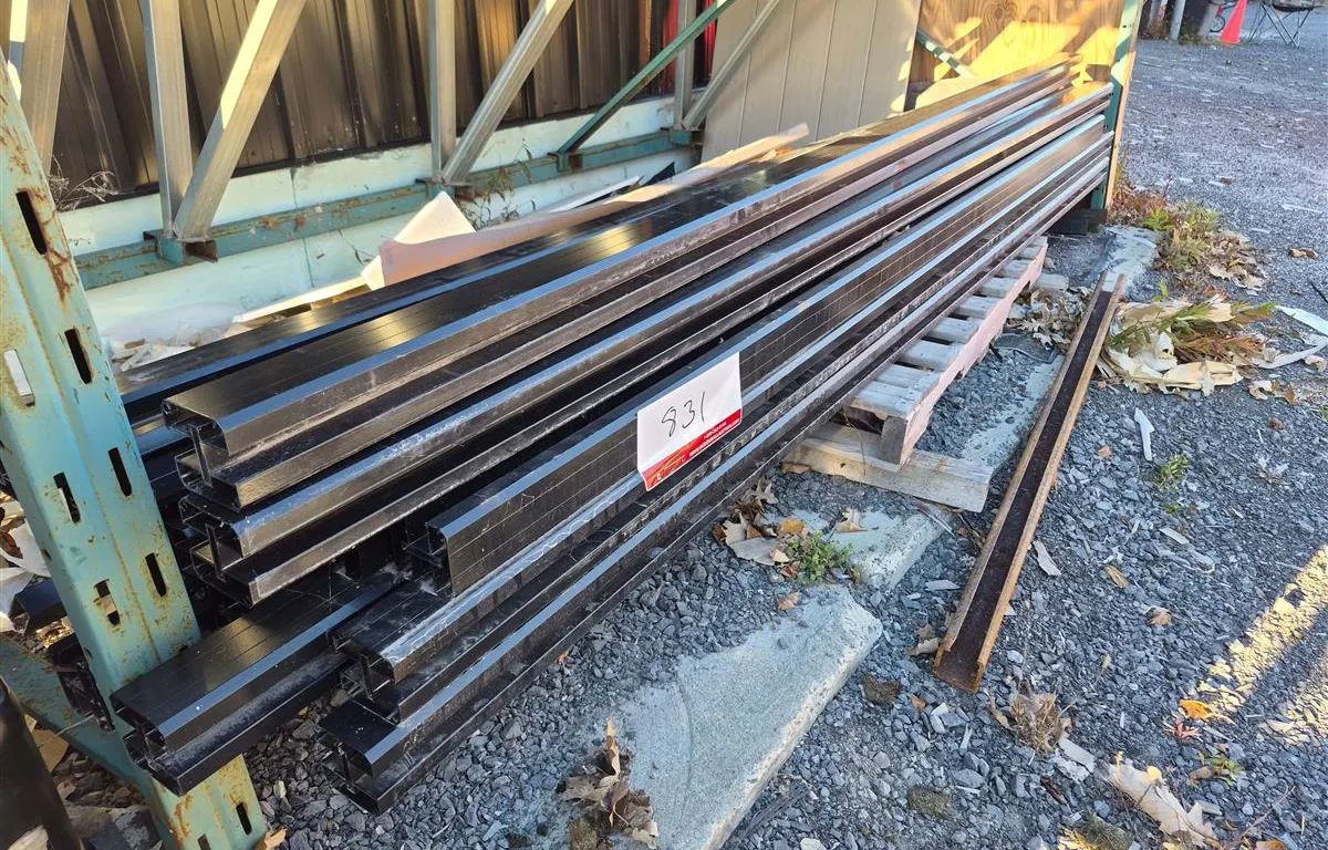 Assorted Black Extruded Building Profiles
UNRESERVED