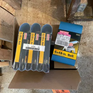 Box of New Craftsman Sanding Belts