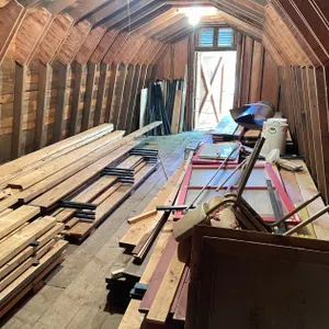 All Lumber in Attic