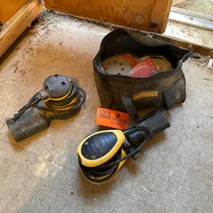 (2) DeWalt Corded Orbital Sanders