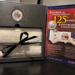 1998 $5 RCMP 125th Anniversary 1oz Silver Coin Set 1oz