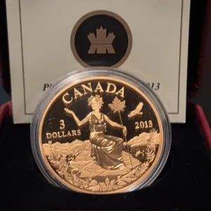 2013 RCM $3 Bronze Coin: Canada An Allegory