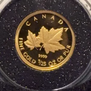 2009 RCM 50c Pure Gold Red Maple Coin, 1.27g