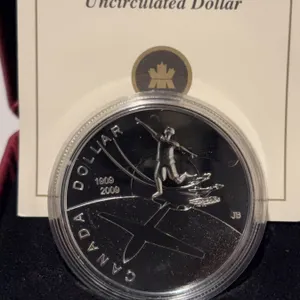 2009 Canada Silver Dollar Flight Centennial BU