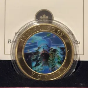 2008 RCM 50c Lenticular Holiday Snowman Coin