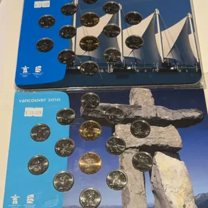 2010 Vancouver Olympics Coin Collection Sets