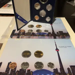Royal Canadian Mint Coin Sets With Cases