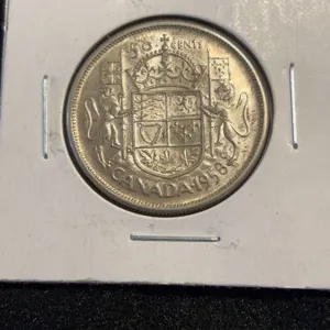 1958 Canada 50 Cent Coin Elizabeth II