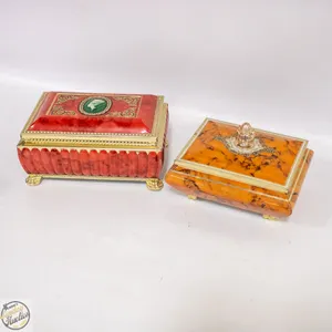 VINTAGE (X2) BLUE BIRD CONFECTIONERY TINS