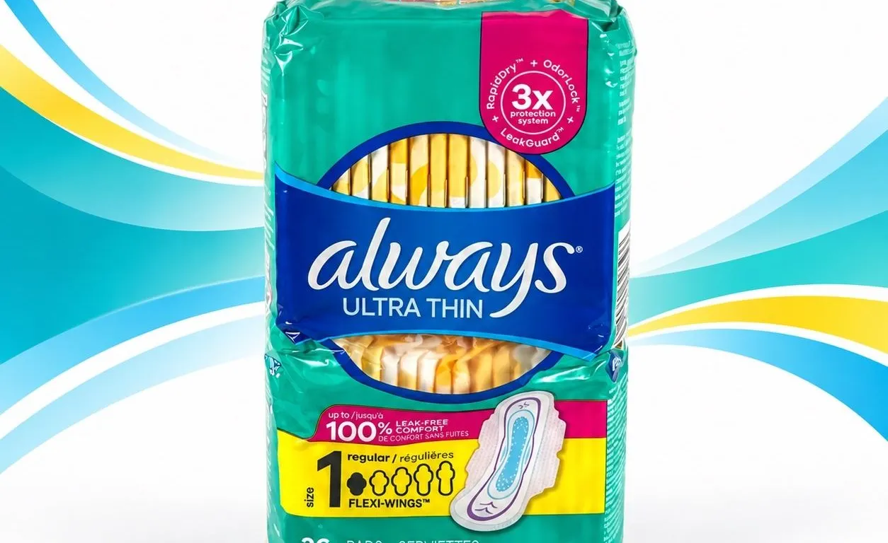 ALWAYS ULTRA THIN REGULAR FLEXI-WINGS 36 PADS