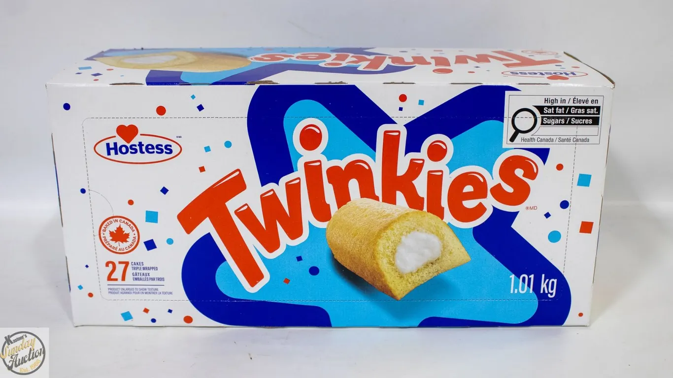CASE WITH 27 HOSTESS TWINKIES