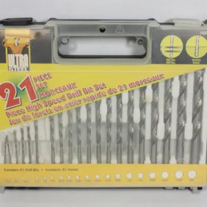 ALMOST COMPLETED 21 PC HIGH SPEED DRILL BIT SET