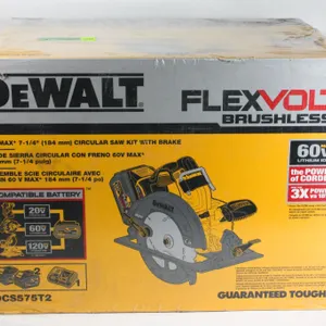 NEW DEWALT 60V 7-1/4" CIRCULAR SAW KIT WITH BRAKE