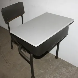 CLASSROOM DESK WITH CHAIR ATTACHED