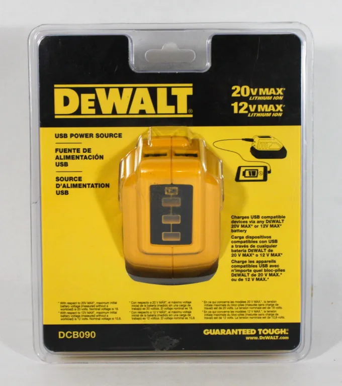 NEW DEWALT 20V USB POWER SOURCE