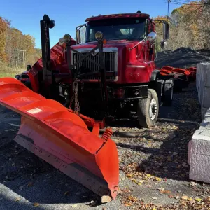 2005 International PayStar 5600i Dump Truck Chassis w/ Plow & Wing