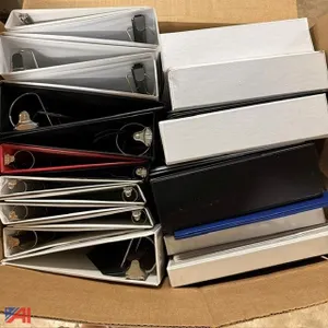 Pallet of Approx. 50+ 3 ring Binders