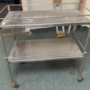 Metal Cart on Wheels
