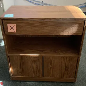 Wood TV Stand Cart
